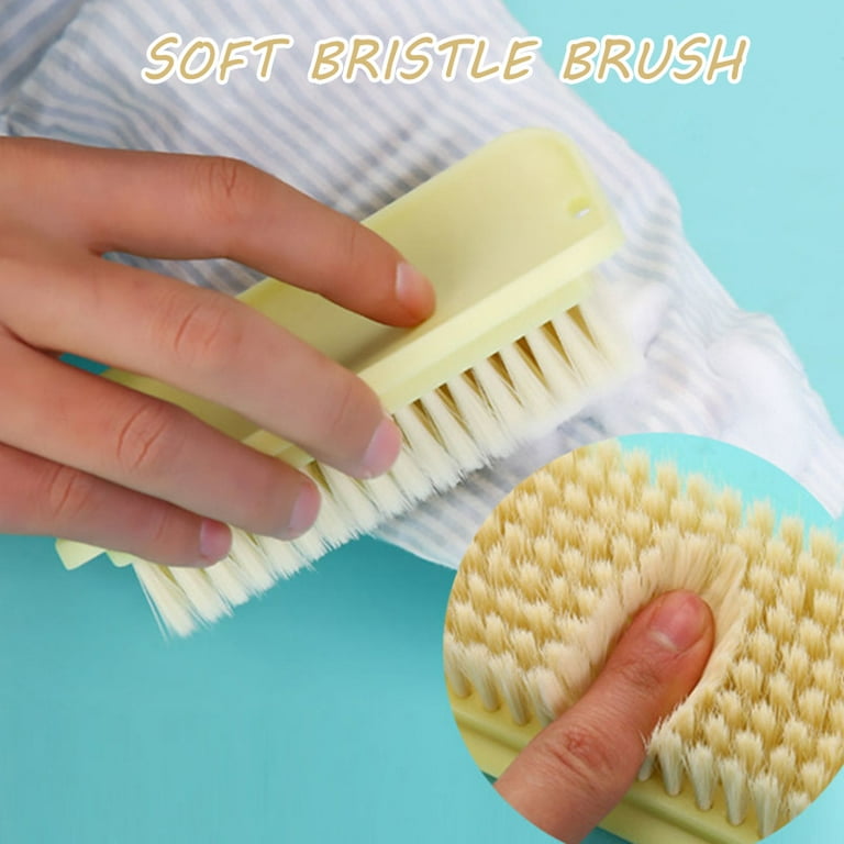 Soft Double-sided Plastic Laundry Scrub Brush