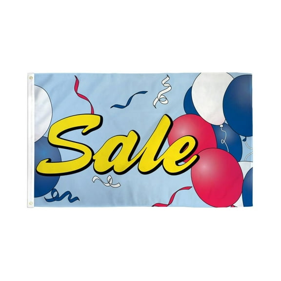 Sale (Balloons) Flag 3x5ft Poly
