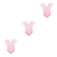 thumbnail image 3 of Minnieouse Niñas Gimnasio Ballet Traje de baile Manga corta Cordón Mono Mono Gimnasia Ropa de baile Leotardo Rosa Type1 NO1, 3 of 6