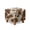 Brown Cow Pattern, variant on TSOVTHRID Marble Texture Print Ottoman Cover Square, High Stretch Ottoman Slipcover, Machine Washable Footrest Stool Cover Dust Proof Footstool Protector for Living Room