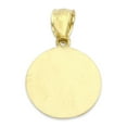 thumbnail image 3 of Solid 10k Gold Saint Nicholas Pendant - Religious Jewelry Gifts for Her, 3 of 5