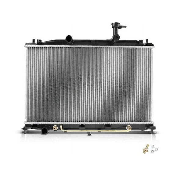 Radiator 1 - Compatible with 2006 - 2011 Hyundai Accent 1.6L 4-Cylinder 2007 2008 2009 2010