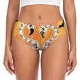 thumbnail image 1 of Balery Halloween Flamingos Ropa Interior de Algodón para Mujer con Dibujo – Braguitas Cómodas y Elásticas, Estilo Clásico-Small, 1 of 6