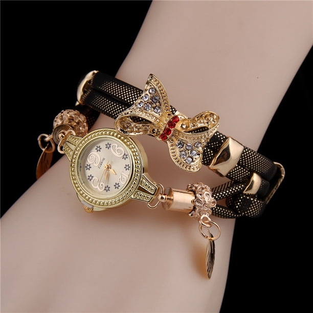 Pulsera para mujer, regalos para mujer, relojes de pulsera con diamantes de imitación, hermosos relojes de cuarzo para boda, reloj de pulsera