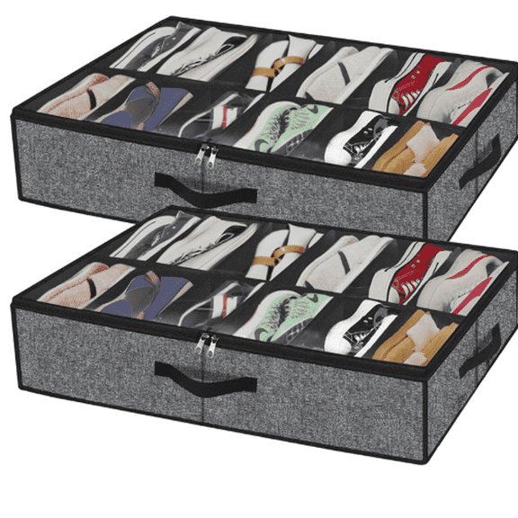 FACEGA Shoe Storage Foldable Shoes Organizer Non-Woven Fabric Shoe Organizer for Closet,Style 5