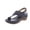 Blue, variant on Women's Spring And Summer New Large Size Hollow Flower Wedges Beach Fashion Casual Beach Sandals Summer Sandals Blue 43