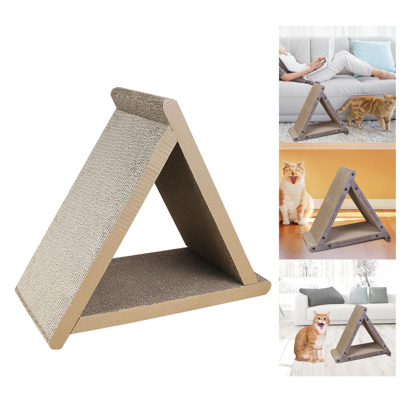 Cat Scratching Pad, Triangle Cat scratching posts, for Indoor Cats Grinding Claw Toys Vertical Cat scratching posts, for Cat Scratching Toy replacement core
