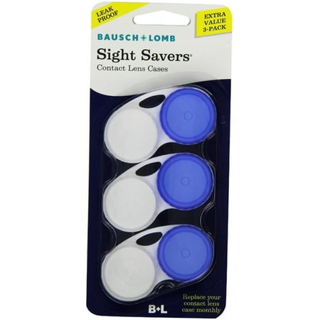 Bausch & Lomb Sight Savers étuis à lentilles, les couleurs peuvent varier 3 Chaque