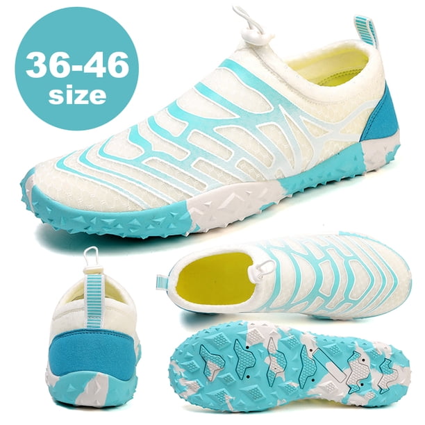 Deporte Transpirable Zapatos Unisex Sin Deslizamiento Descalzo para Acuáticos (37) Azul