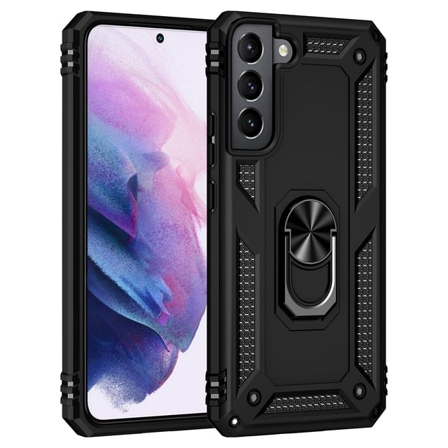 Funda de teléfono para Samsung S22 de Uso Rudo Shockproof + Cristal 9D
