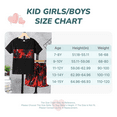 thumbnail image 3 of Mikrdoo Boys Short Sets Color Block T-Shirt and Shorts 2-Piece Outfit Summer Lightning Clothes 9-10 Years, 3 of 10