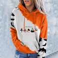 thumbnail image 2 of Blusa de manga larga con estampado de Halloween informal a la moda para mujer, sudaderas con capucha Pompotops  FGAJ17166, 2 of 5