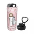 thumbnail image 3 of Termo portátil de acero inoxidable para médico y Enfermera, botella de agua aislada, vaso de vacío, 18oz, 3 of 4