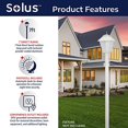 Solus SP7C320NCAWH 7' Outdoor Direct Burial Lamp Post with