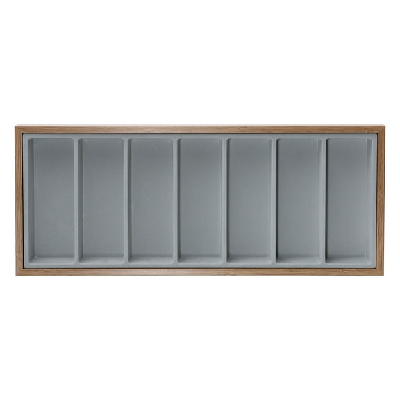 FRCOLOR Sunglasses Display Tray 7 Lattice Eye Glass Organizer Glasses Display Case