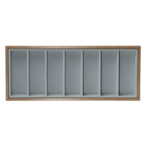 FRCOLOR Sunglasses Display Tray 7 Lattice Eye Glass Organizer Glasses Display Case