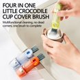 thumbnail image 3 of Mouliraty 3 in 1 Cup Lid Cleaning Brush, Bottle Brush Set, Multifunctional Cup Lid Crevice Cleaning Brush, Kitchen Tool Cleaning Brush for Cup Lids, Bottles, 1 pcs, 3 of 8