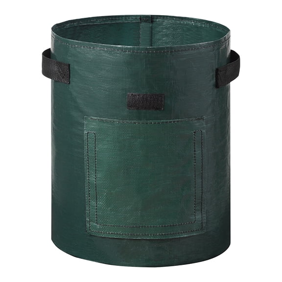 7 Gallon Potato Grow Bags, Ongmies Heavy Duty Pe Fabric Pots with Flap and Handles, Green Planter Bags for Potato Vegetables Outdoor Garden, 34*35Cm Large for All Plants Growing
