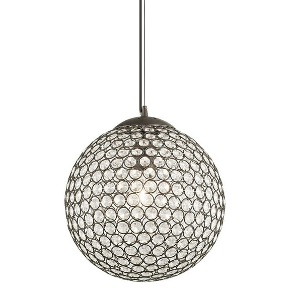 Aztec Lighting  Transitional 1-light Bronze Pendant