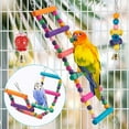 thumbnail image 2 of Sytle-Carry 11 Pcs Bird Parakeet Toys, Swing Hanging Standing Chewing Toy, Wooden Perch Chewing Toy for Budgerigar, Parakeet, Conure, Cockatiel, Mynah, Love Birds, Finches, 2 of 5