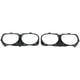 thumbnail image 2 of Par de embellecedores del marco del faro Jadeshay Biseles de faros Negro 2015-2019 para Dodge Challenger, 2 of 8