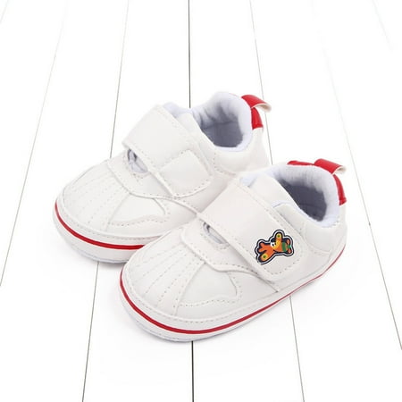 

Cathalem Baby Shoes Boy 6-12 Months Spring And Summer Children Baby Toddler Shoes Boys And Girls Flat Floor Sports Shoes Shoes White 6 Months