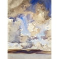 thumbnail image 2 of Sargent, John Singer 12x14 Black Ornate Wood Framed with Double Matting Museum Art Print Titled - Clouds, 2 of 4