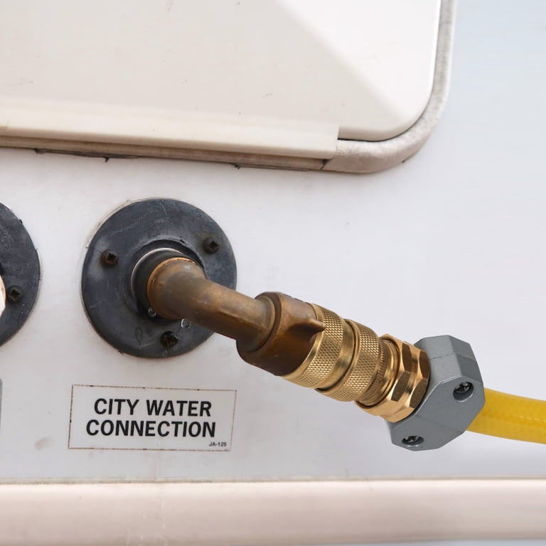 STYDDI Brass Full Flow Quick Release Hose Connector, 3-Set photo 3