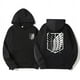 thumbnail image 2 of Sudadera con capucha con estampado de Attack on Titan para hombres y mujeres, ropa de calle, Jersey Harajuku, Kyojin no Shingeki, sudadera suelta y transpirable, 2 of 5