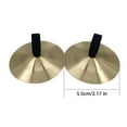 thumbnail image 5 of Hyasfey Finger Cymbals for Kids Handheld Copper Crash Cymbal Mini Belly Dance Hand Cymbal Musical Instrument for Activity Events Chorus Presentations, 5 of 7