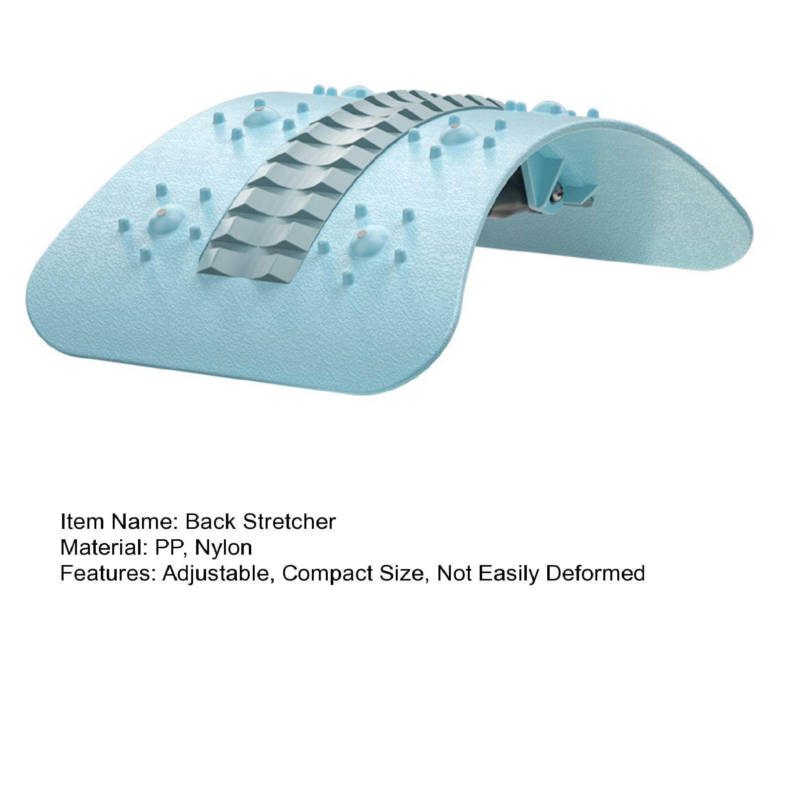 Sportteer Posture Corrector Adjustable Back Stretcher Back Stretcher Lower Upper Back Pain Relief Compact Size Portable Multi-Level Adjustable Spine Board Back