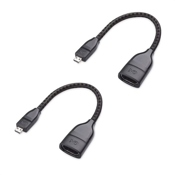 Cable Matters 2Pack 8K / 4K 120Hz Micro HDMI to HDMI Adapter (Micro