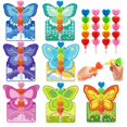 thumbnail image 1 of Juego de tarjetas de San Valentín JoyFiesta con lápices de corazón apilables, 28 unidades, 1 of 8