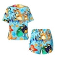 thumbnail image 5 of Lsque Bluey Women's Short-Sleeved Pajama Set - 2 Piece Soft and Lightweight Sleepwear Set-3X-Large, 5 of 9