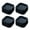 Black, variant on 4Pack Laundry Machine Lifter Furniture Risers Stackable Bed Lifts Convenient Desk Raiser for Sofa Chair and Table