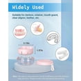 thumbnail image 2 of Denture Shower Box Leak Proof Portable Holder, Denture Cleaning Kit with Cleaning Brush Hook and Loop, Filter and Mirror, 2 of 4