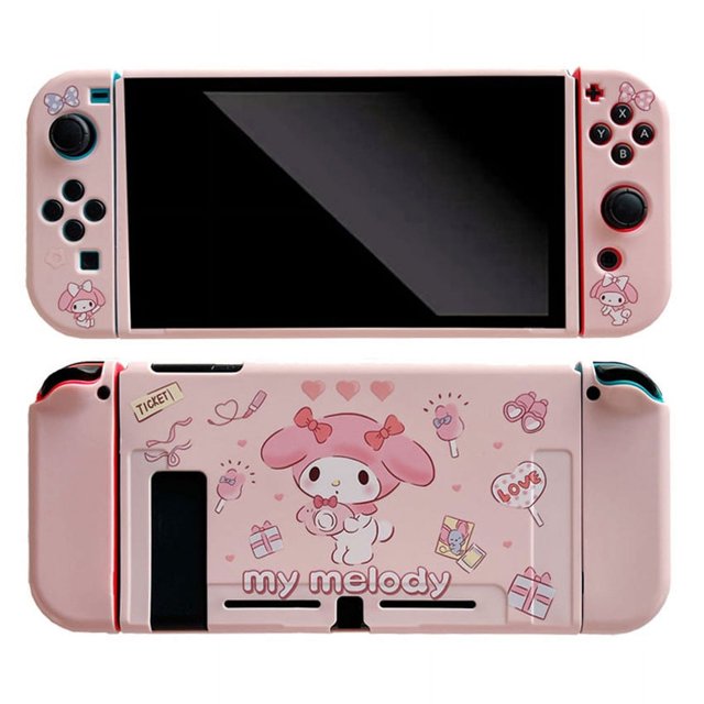 Étui Compatible avec Nintendo Switch, Étui de Protection Souple et Amarrable pour Nintendo Switch