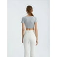 thumbnail image 4 of Square Neck Basic Crop Top, 4 of 4