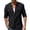 Black, variant on Cotton Linen Shirts for Men 2026 Spring Summer Casual Lightweight Long Sleeve V Neck Band Collar Beach Shirt