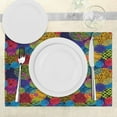 thumbnail image 3 of Ambesonne Funky Place Mats Set of 4, Geometric Sketchy Forms, Standard Size, Multicolor, 3 of 6