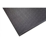 SuperMats - GymMat - Super Heavy Duty Quality - Commercial Grade Solid Vinyl - Home Gym Mat, Black, 48 x 72