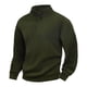 thumbnail image 4 of pstuiky camisetas de manga larga para hombre, Sudadera con capucha de polar con botones y cuello alto de manga larga para hombre salir tops xxl, 4 of 9