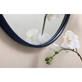 thumbnail image 4 of Elégant Décor MR4821BL 21 in. Cadre en Métal Miroir Rond&44; Bleu, 4 of 4