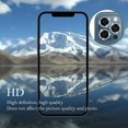 thumbnail image 4 of Dteck Camera Lens Protector for iPhone 12 Pro Max, Metal Full Cover + Tempered Glass Circle Screen Camera Protection for iPhone 12 Pro Max 6.7 inch, Diamond, 4 of 5