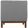 thumbnail image 4 of LexMod Panache Fabric Armchair, Expectation Gray, 4 of 5