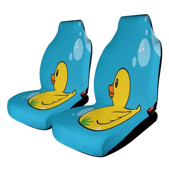 Bunch of Rubber Ducks Car Seat Covers,Universal Auto Front Seats Protector Fits for Car,SUV Sedan,Truck