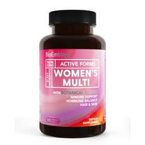 BioEmblem Women's Multivitamin - Complete Daily Multi For Immunity, Energy, Hair, Skin with Vitamin A, B12, B6, D3, Biotin, Iron, Magnesium, Collagen And Veggie Blends - Gluten Free - 90 Capsules