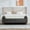 Charcoal, variant on 65.94 Inch Wide Upholstered Boucle Fabric Storage Bench, Bed End Foot Stool With Armrest And Pillows, Rubberwood Legs, for Living Room, Entryway, Dormitory, Bedroom, Charcoal