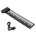 thumbnail image 1 of Hand Roll Piano 49 Key Portable Foldable Electric Keyboard Piano with Speaker for Beginners Musical Instrument, 1 of 4