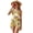 Hummingbird Butterfly Sunflower, variant on Xixirimido Dragonfly and Leaf Print One Piece Swimsuit Set for Girls with Mesh Cover Up Skirt, One Shoulder Swimsuit Bathing Suit with Adjustable Strap, Size 13-14 Years